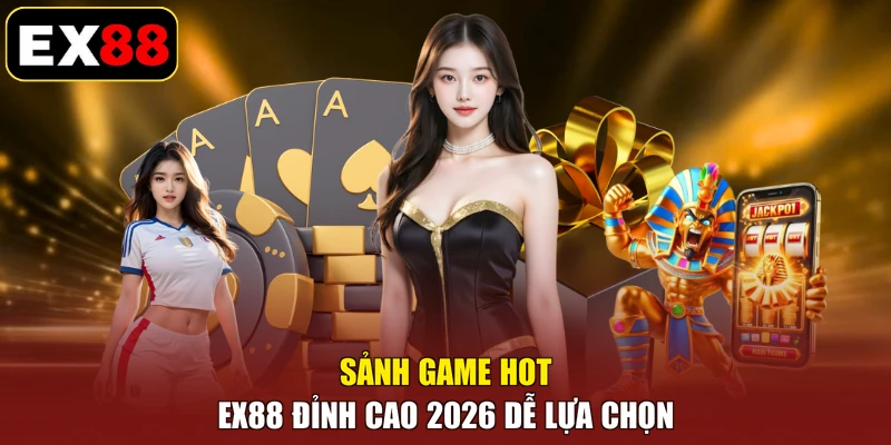 Sảnh Game Hot EX88 đỉnh cao 2026 dễ lựa chọn